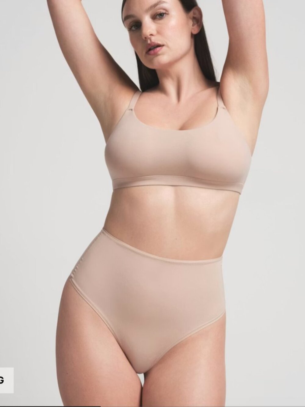 NEW SKIMS Fits Everybody HIgh Waisted Thong Mica 2X Plus NWT